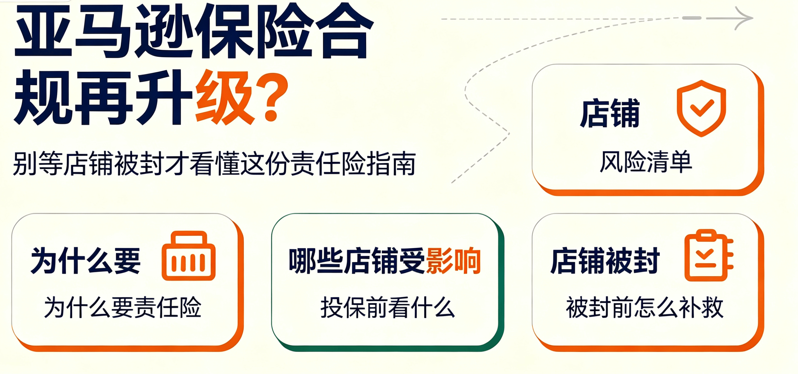 亚马逊保险合规再升级?别等店铺被封才看懂这份“责任险指南”
