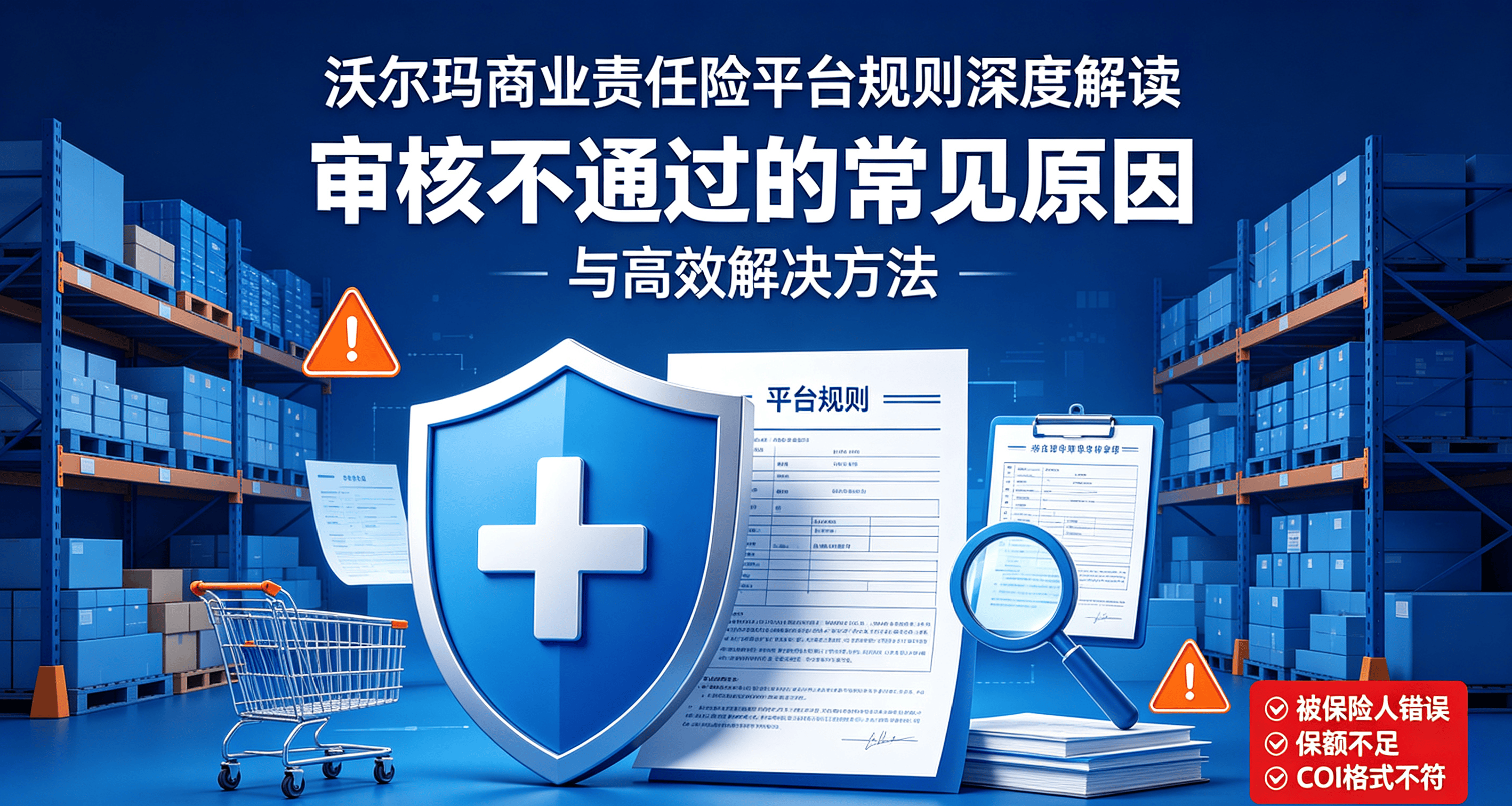 沃尔玛商业责任险平台规则深度解读:审核不通过的常见原因与高效解决方法
